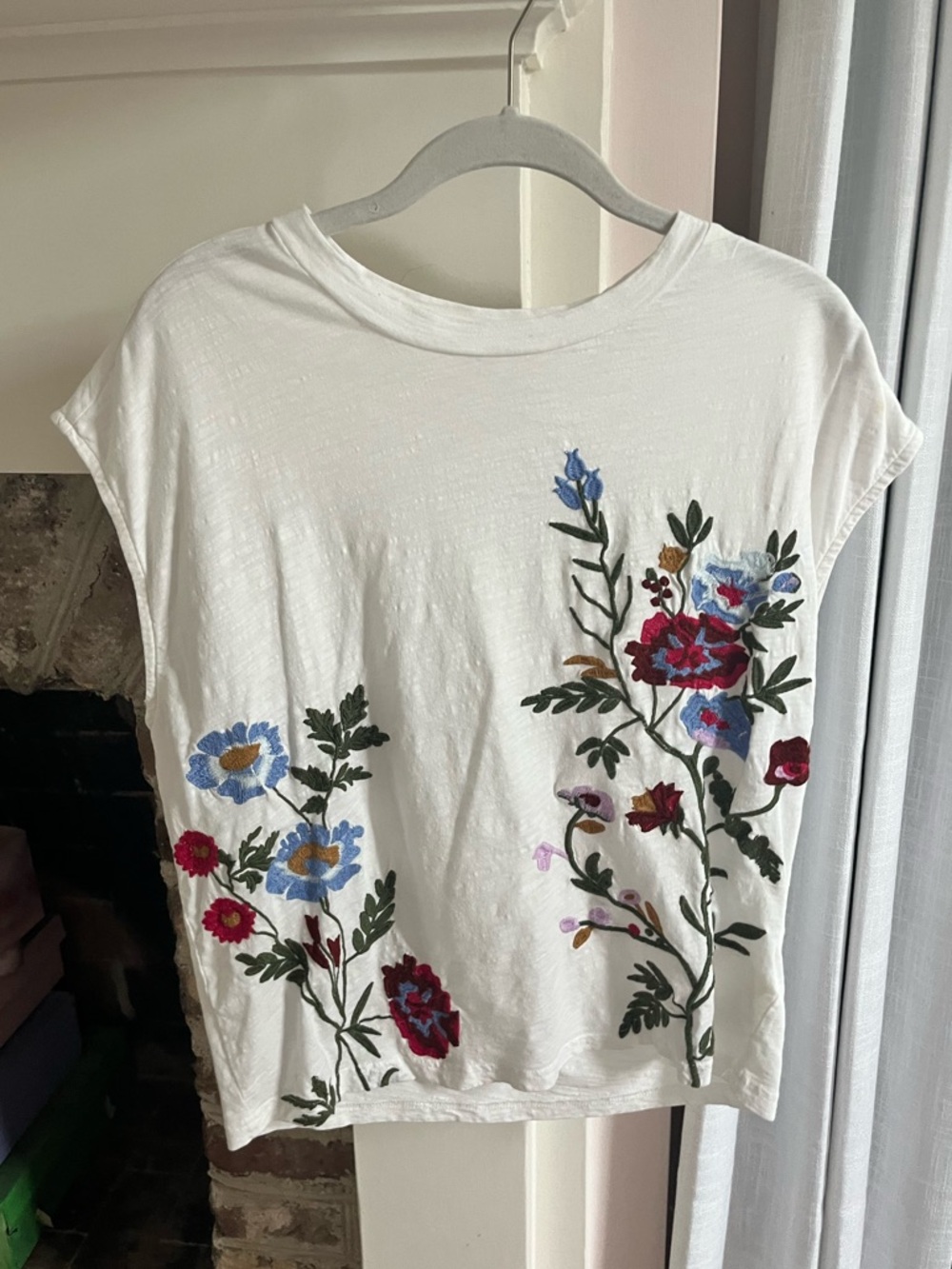 Anthropologie Floral T-shirt